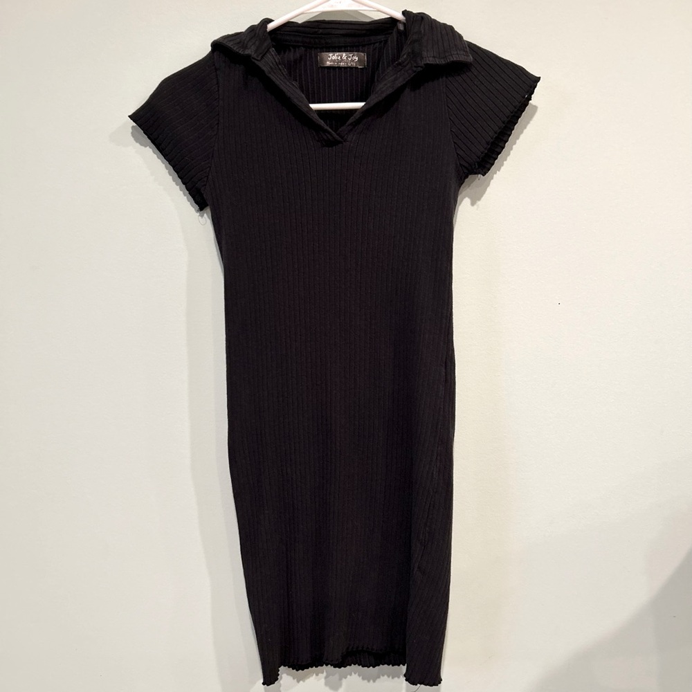 Girl’s Ribbed Shortsleeved Dress, Size 10-12 Kids, Excellent Condition, Casual